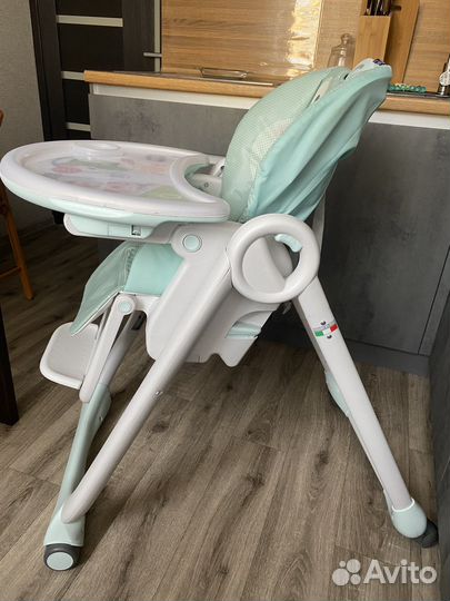 Стульчик для кормления chicco polly 2start