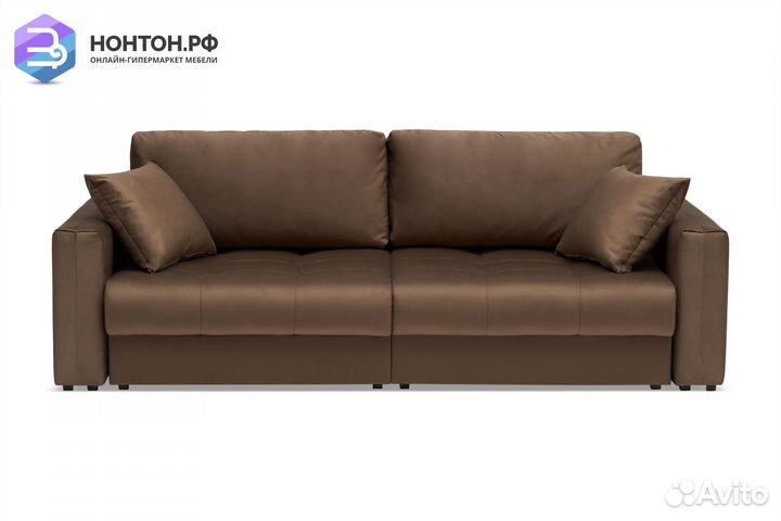 Диван тик-так Монарх коричневый