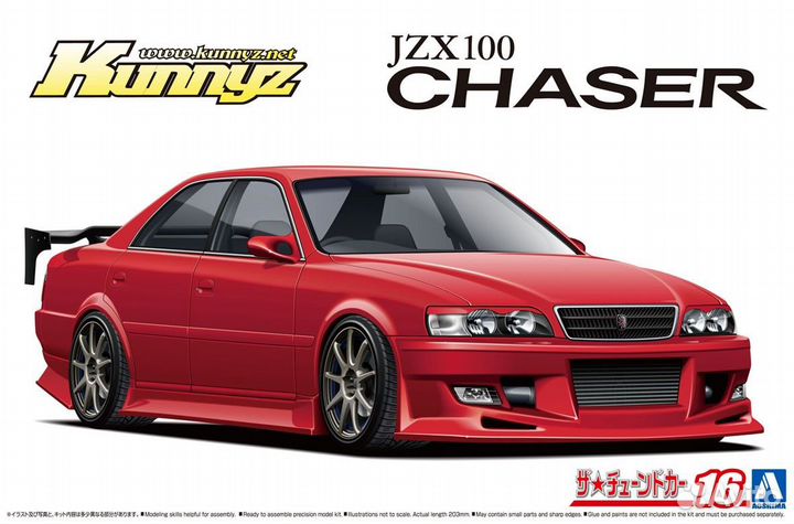 Toyota Chaser JZX100 сборная модель Aoshima 06310
