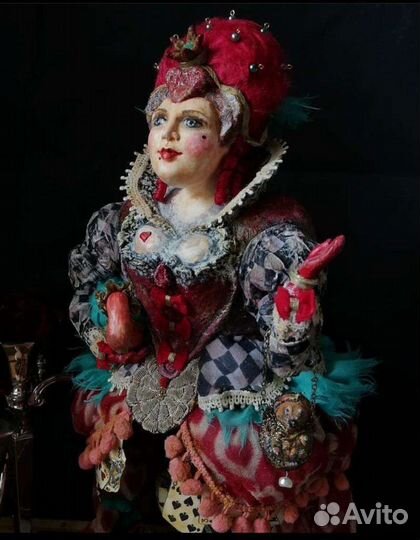 Эксклюзивная авторская кукла «Красная Королева»