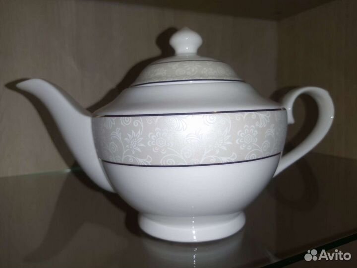 Чайный фарфоровый сервиз новый