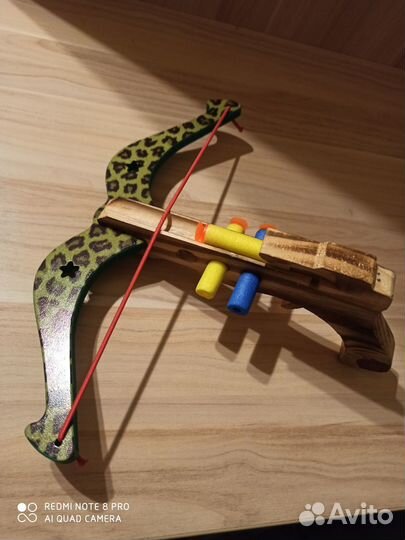 Игрушка арбалет (дерево)