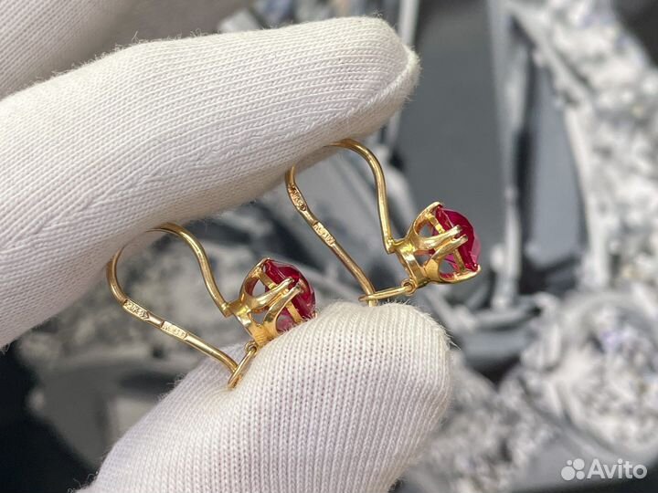 Золотые серьги СССР