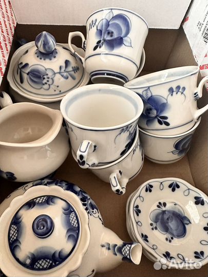 Чайный сервиз гжель