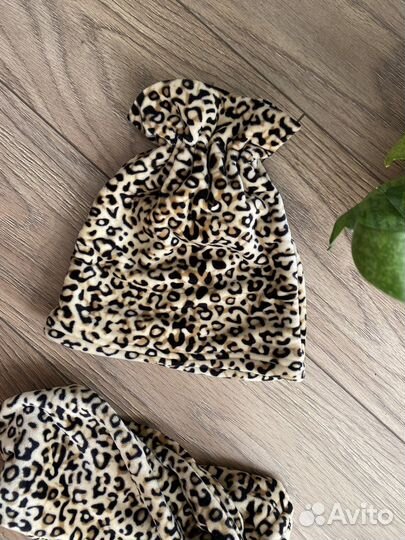 Шапка со снудом демисезонная для девочки