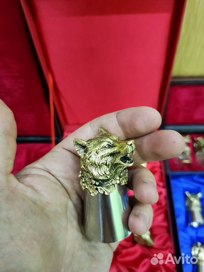 Стопки перевертыши. Литье из бронзы. Арт. 0060