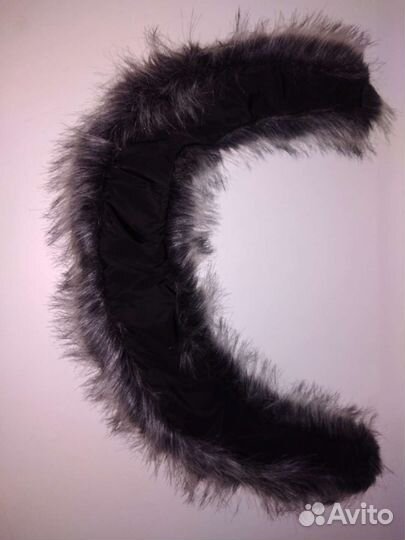 Воротник под чернобурую лису экомех