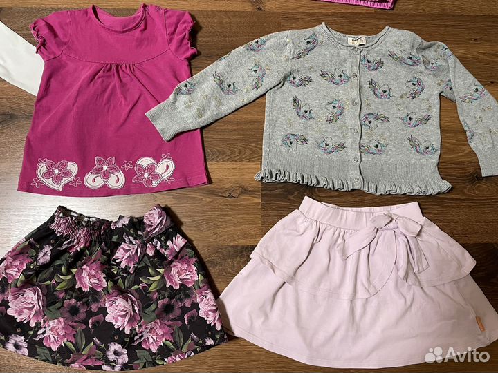 Детские вещи пакетом для девочки с 92 по 104