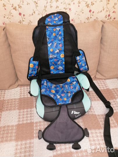 Детское бескаркасное автокресло + бустер