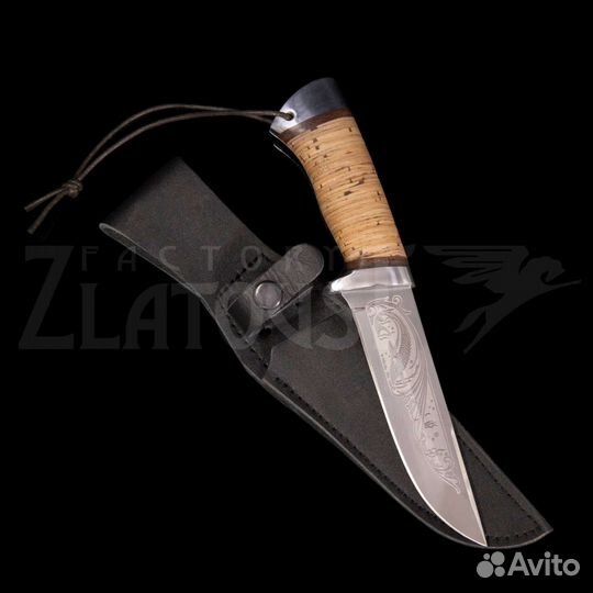 Нож охотничий подарочный ручкой работы 95Х18