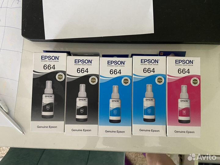 Чернила для принтера epson