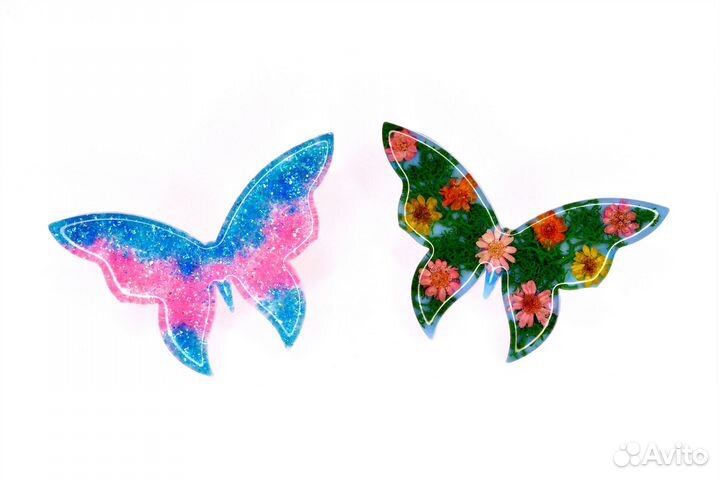Брошь бабочка Летнее настроение