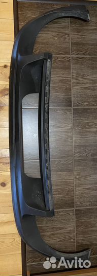 Спойлер (юбка) заднего бампера VW Touareg