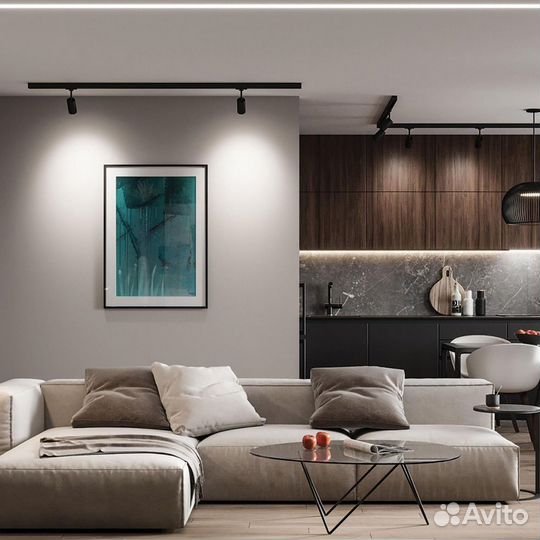 Светильник трековый 3х фазный AL103 40W 41604