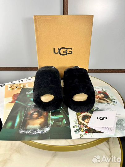 Меховые Тапочки / Шлепки Ugg Размеры 36-40