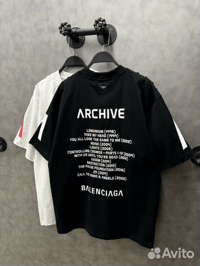 Футболка balenciaga archive (оверсайз)