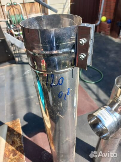 Труба, L1000 мм, нержавеющая сталь aisi 430, толщ