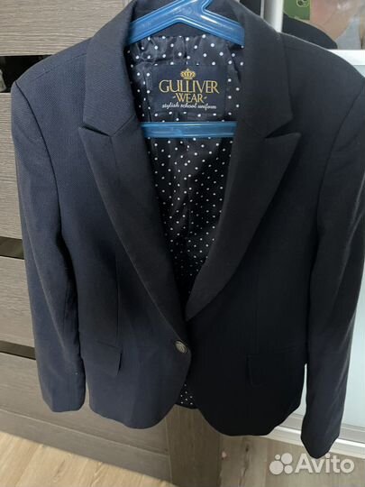 Пиджак школьный gulliver