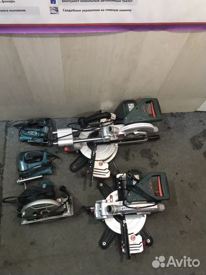 Торцовочная пила, лобзик, дисковая пила прокат