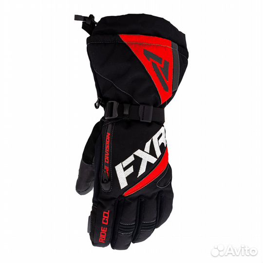 Перчатки FXR Fuel с утеплителем (Black/Red)