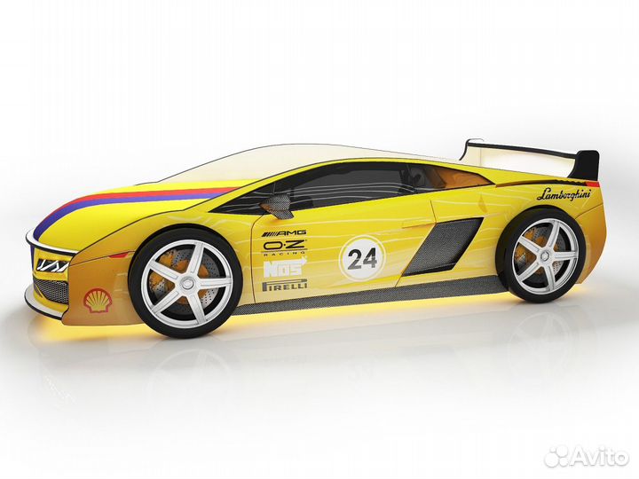 Кровать машина