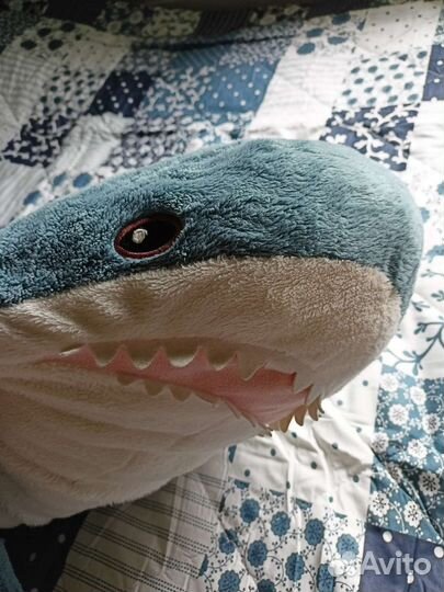 Игрушка акула IKEA большая