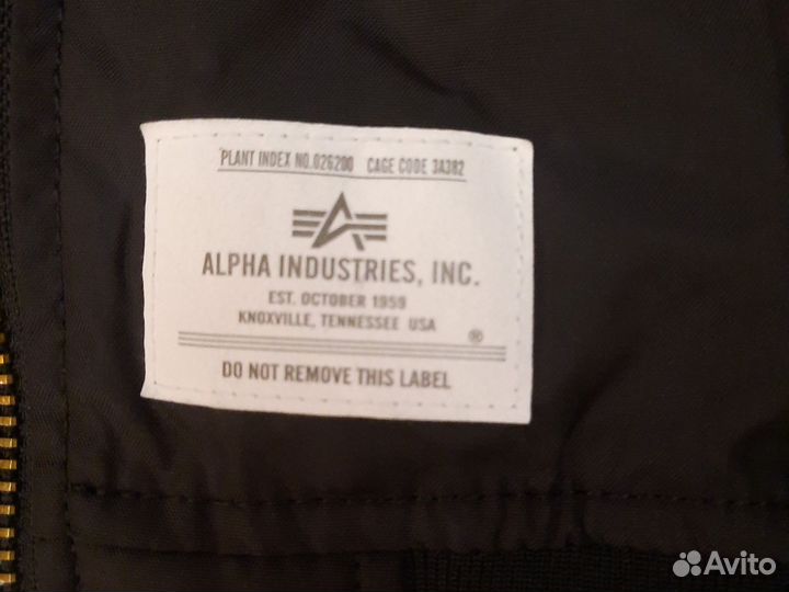 Бомбер alpha industries мужской