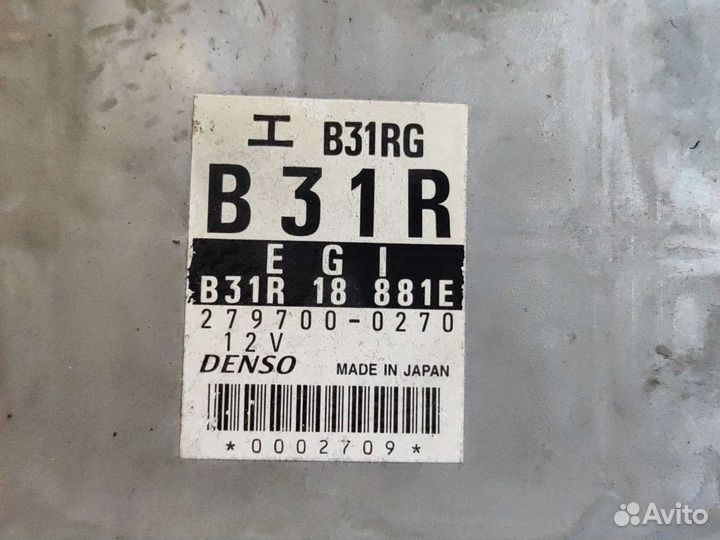 Блок управления двигателем Mazda Demio 1 DW3W 1.3