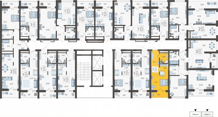 Квартира-студия, 23,2 м², 4/19 эт.