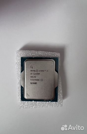 Процессор intel i5 12400f новый