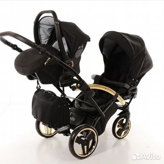 Коляска для двойни Junama Diamond Duo 3 в 1