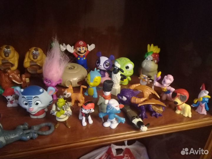 Фигурки макдоналдс чупа чупс киндер