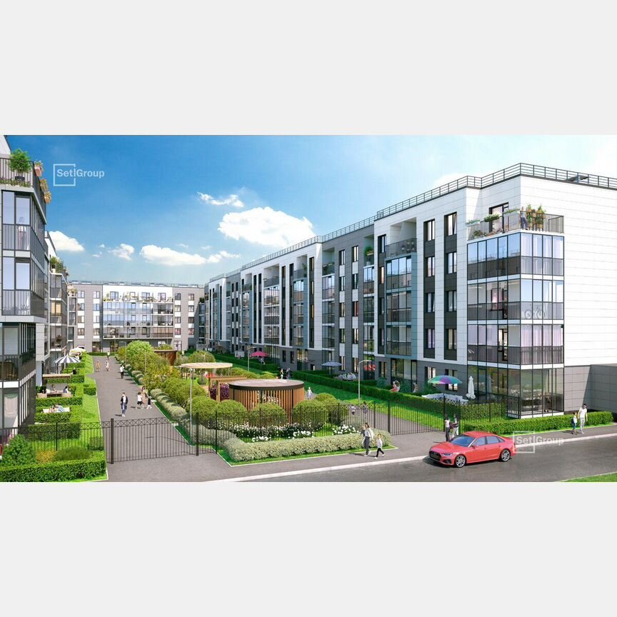 1-к. квартира, 37,8 м², 3/5 эт.