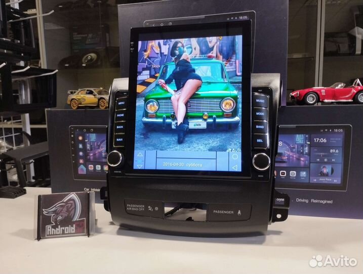 Магнитола Mitsubishi outlander xl Tesla 2gb/32gb