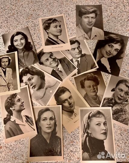 Открытки с артистами СССР
