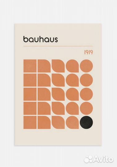 Постер HM home Bauhaus 50x70