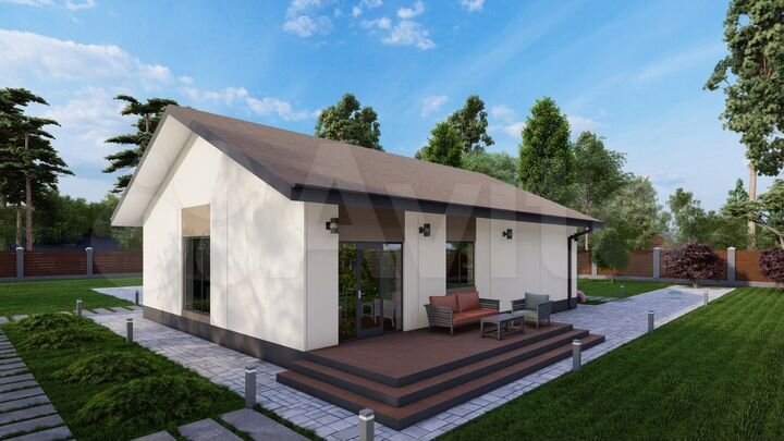 Дом 110 м² на участке 10 сот.