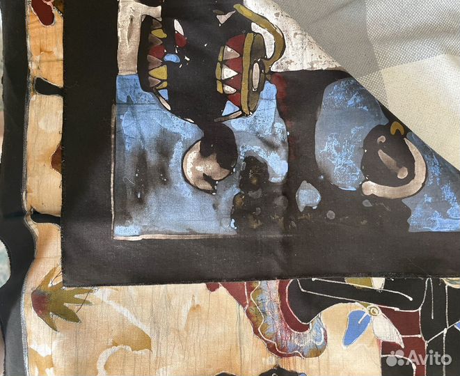 Панно, батик, Мали, ручная работа