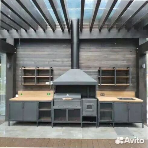 Мангал С крышей