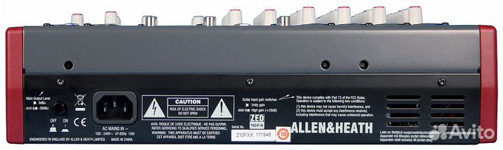 Аналоговый микшерный пульт Allen & Heath ZED-10FX