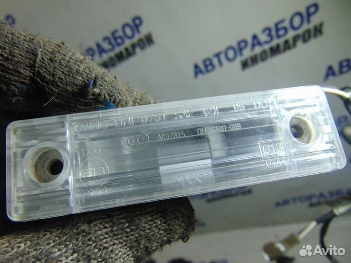 Фонарь подсветки номера для Chevrolet Cruze 1 200