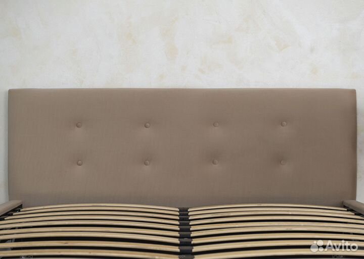 Кровать 160х200 двухспальная Роза велюр