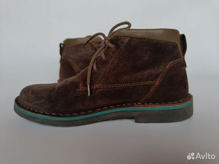 Ботинки замшевые мужские италия