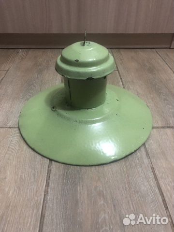 Уличный фонарь-шляпа, СССР, эмалированный