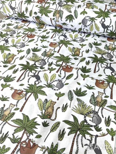 Ткань детская хлопок поплин ширина 150см