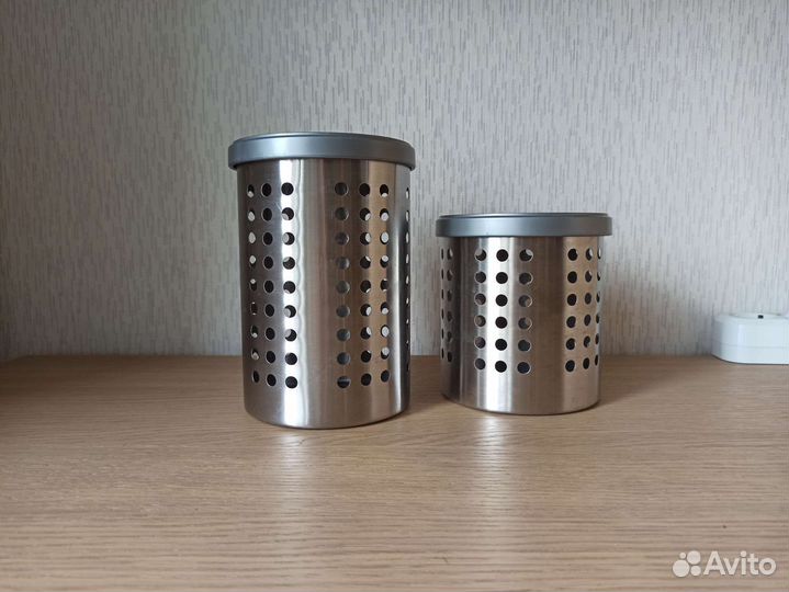 Банки с крышкой икеа Ordning IKEA нержавейка