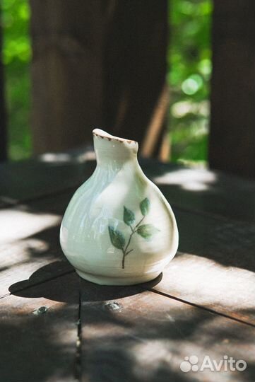 Ваза ручной работы Листик