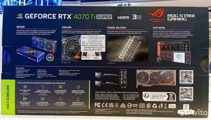 Asus Rog Strix Gaming GeForce RTX 4070Ti Super 16G