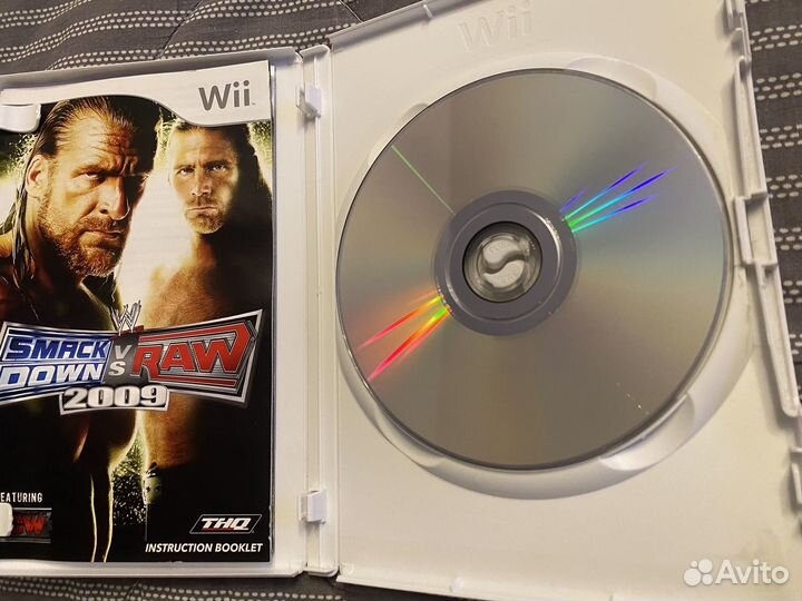 Лицензионный диск Wii Smack Down vs RAW 2009