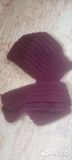 Капор вязаный